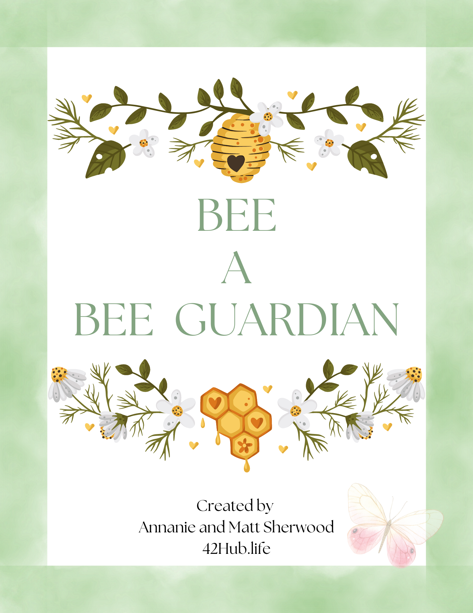 Bee A Bee Guardian - Workbook